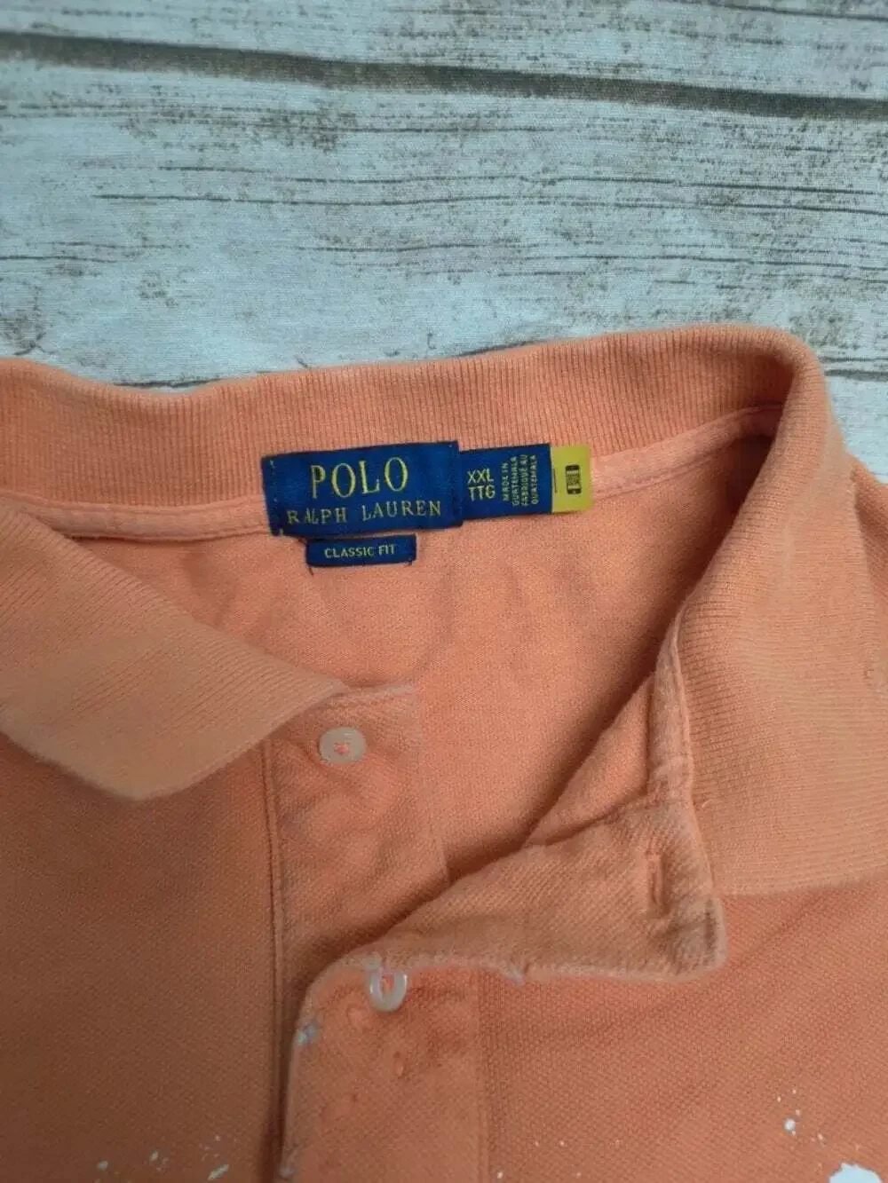 Polo Ralph Lauren Classic Fit Paint Splatter Polo Shirt XXL